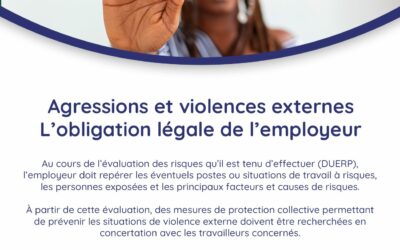 Obligation légale de l’employeur Agression et violences externes