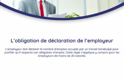 Obligation de déclaration de l’employeur pour les personnes en situation de handicap